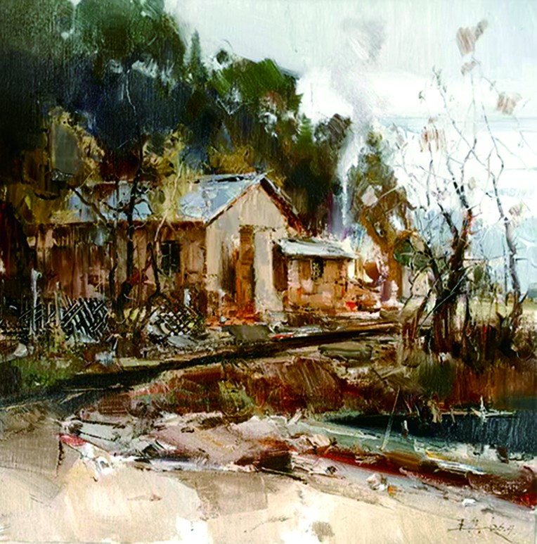 1785818916170919.jpg 7.王兵《山里人家》70x70cm.jpg