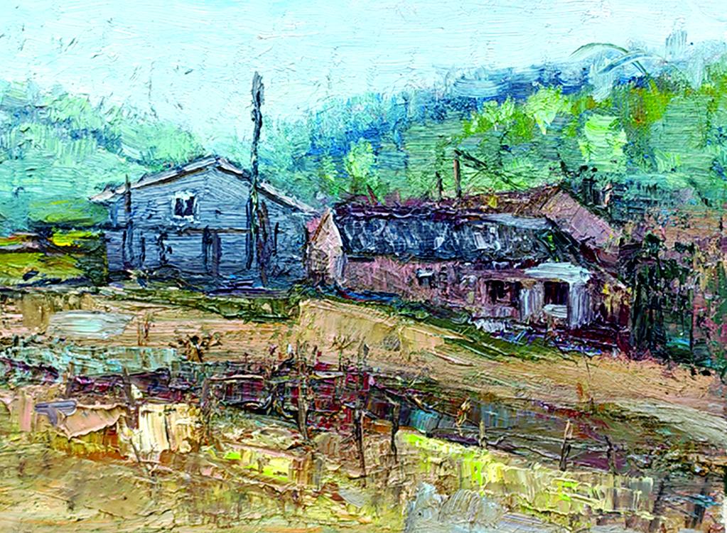 1785818960304895.jpg 9.董玉红《村舍》30x40cm.jpg